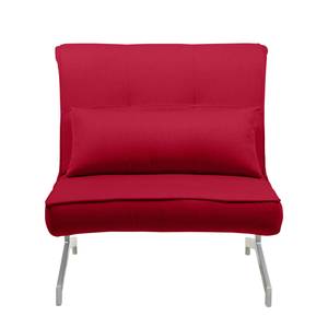 Slaapfauteuil Cardini Uno geweven stof Stof Zahira: Rood