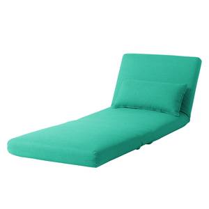 Slaapfauteuil Carmack I geweven stof Turquoise