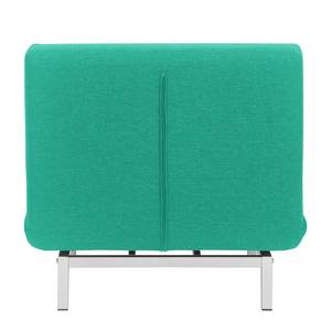 Slaapfauteuil Carmack II geweven stof Turquoise