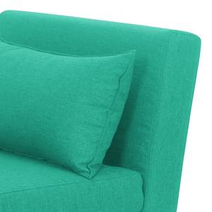 Slaapfauteuil Carmack II geweven stof Turquoise