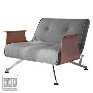 Fauteuil Clubber geweven stof grijs