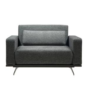 Fauteuil convertible Copperfield Plus I Tissu - Tissu Parsa : Gris-Noir