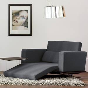 Fauteuil convertible Copperfield Plus I Tissu - Tissu Parsa : Gris-Noir