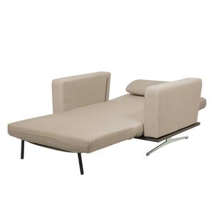 Fauteuil convertible Copperfield Plus I Tissu - Tissu Zahira : Beige-Gris