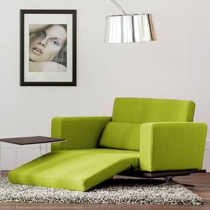 Fauteuil convertible Copperfield Plus I Tissu - Tissu Zahira : Citron vert