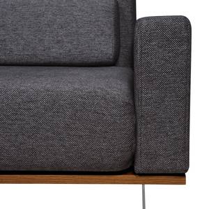 Fauteuil convertible Copperfield Plus II Tissu - Tissu Parsa : Gris-Noir