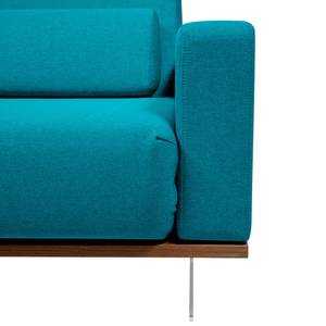 Slaapfauteuil Copperfield Plus II geweven stof - Stof Zahira: Turquoise