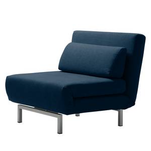 Fauteuil convertible Copperfield Blauw - Textiel - 92 x 76 x 85 cm