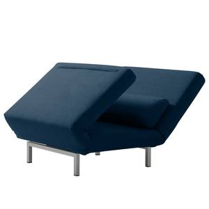 Fauteuil convertible Copperfield Bleu - Textile - 92 x 76 x 85 cm