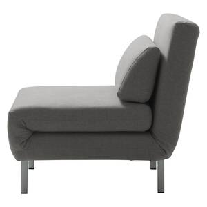 Fauteuil convertible Copperfield Gris - Textile - 92 x 76 x 85 cm