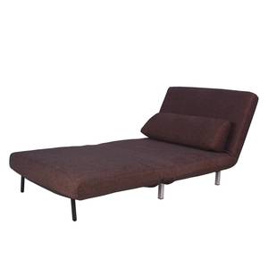 Fauteuil convertible Copperfield Tissu Tissu Parsa : Marron-Noir