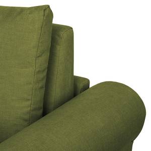 Fauteuil-lit LATINA Country avec housse Tissu - Tissu Doran : Vert - Largeur : 125 cm