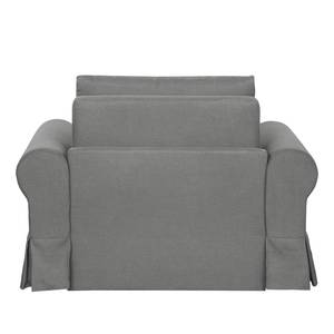 Fauteuil-lit LATINA Country avec housse Tissu - Tissu Doran : Gris - Largeur : 125 cm