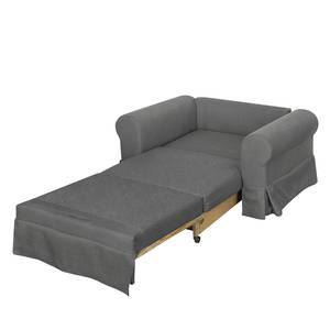 Fauteuil-lit LATINA Country avec housse Tissu - Tissu Doran : Gris - Largeur : 125 cm