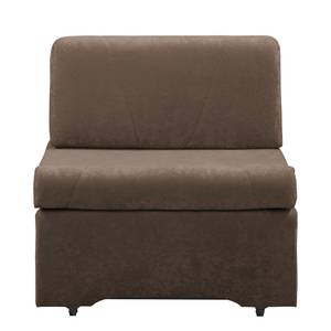 Fauteuil convertible Disley Tissu - Marron - Sans accoudoirs