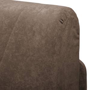 Fauteuil convertible Disley Tissu - Marron - Sans accoudoirs