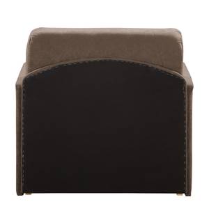 Fauteuil convertible Disley Tissu - Marron - Avec accoudoirs