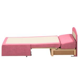 Fauteuil convertible Disley Tissu - Mauve - Sans accoudoirs