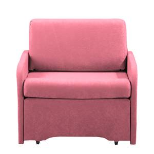 Fauteuil convertible Disley Tissu - Mauve - Avec accoudoirs