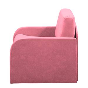 Slaapfauteuil Disley geweven stof - Mauve - Met armleuningen