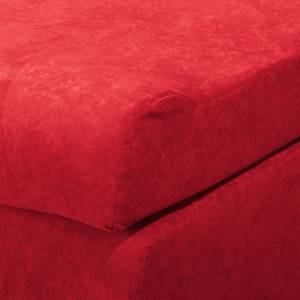 Slaapfauteuil Disley geweven stof - Rood - Zonder armleuningen