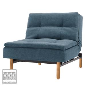 Fauteuil Dublexo I geweven stof Stof Soft: Indigo