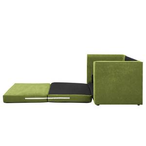 Schlafsofa Stormi Grün - Textil - 135 x 75 x 70 cm