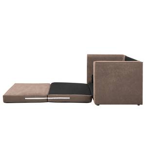 Schlafsofa Stormi Braun - Textil - 135 x 75 x 70 cm