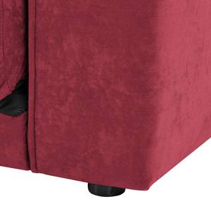 Schlafsofa Stormi Rot - Textil - 135 x 75 x 70 cm