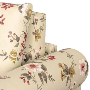 Slaapfauteuil Latina VI vlakweefsel - gebloemd - Beige