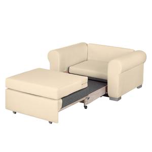 Fauteuil convertible Latina XV Étoffe de coton - Crème