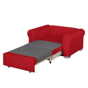 Fauteuil convertible Latina XV Étoffe de coton - Rouge