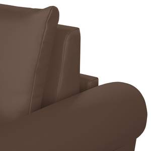 Fauteuil convertible Latina II Imitation cuir - Marron