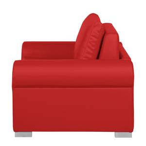 Fauteuil convertible Latina II Imitation cuir - Rouge