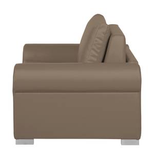 Fauteuil convertible Latina II Imitation cuir - Taupe