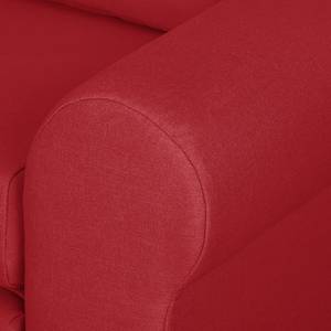 Fauteuil-lit LATINA Basic Country Tissu - Tissu Doran : Rouge - Largeur : 125 cm