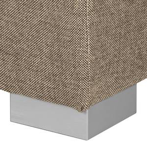 Fauteuil-lit LATINA Basic Country Tissu - Tissu Mueni /  Tissu Logan: Beige / carreaux Marron