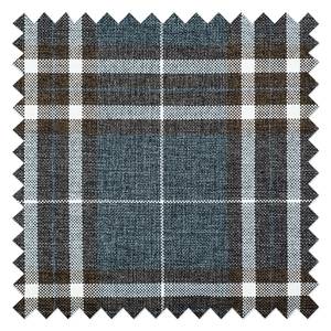 Schlafsessel LATINA Basic Country Webstoff - Webstoff Mueni / Webstoff Logan: Grau / Blau-Grau kariert - Breite: 125 cm