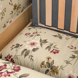 Fauteuil convertible Latina VI Toile tissée - Motif floral - Beige