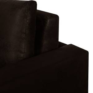 Fauteuil convertible Latina IV Aspect cuir - Noir