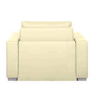 Fauteuil convertible LATINA basic Imitation cuir - Cuir synthétique Koda : Beige - Largeur : 110 cm