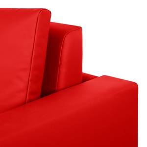 Fauteuil convertible Latina IV Imitation cuir - Rouge