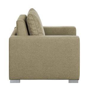 Fauteuil convertible LATINA basic Textile - Tissu Doran : Beige - Largeur : 110 cm