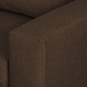 Fauteuil convertible LATINA basic Textile - Tissu Doran : Marron foncé