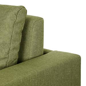 Slaapfauteuil LATINA Basic geweven stof - Stof Doran: Groen - Breedte: 110 cm