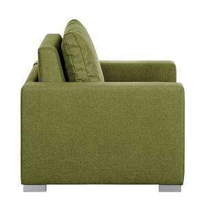 Fauteuil convertible LATINA basic Textile - Tissu Doran : Vert - Largeur : 110 cm