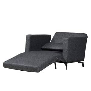 Fauteuil convertible Maven Tissu Tissu Parsa : Gris-Noir