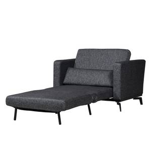 Fauteuil convertible Maven Tissu Tissu Parsa : Gris-Noir