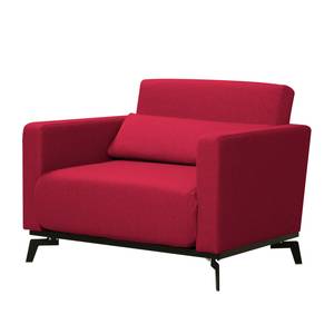 Slaapfauteuil Maven geweven stof Stof Zahira: Rood