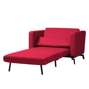 Slaapfauteuil Maven geweven stof Stof Zahira: Rood